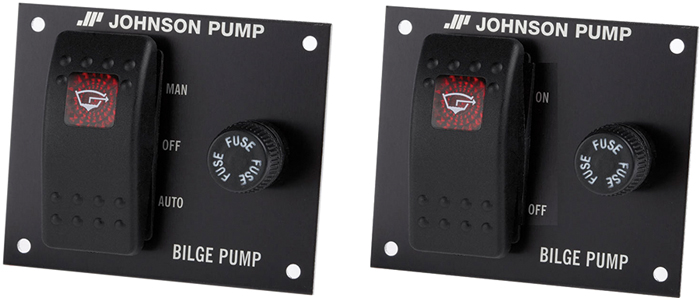 3 Way Bilge Pump Control, 12V, Man-Off-Auto 82044 - Johnson Pump Of America Bilge Pumps - MarineEngine.com