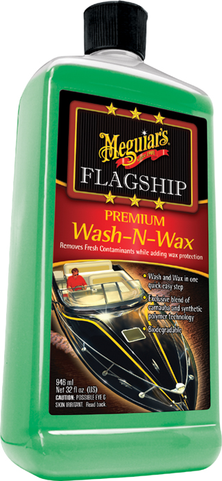 Flagship Premium Wash N Wax, 32 oz. M4232 - Meguiars Cleaners Wax and Polish - MarineEngine.com