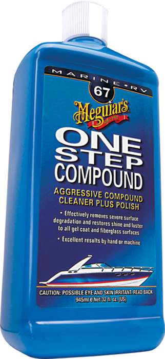 One Step Compound, 32 oz. M6732 - Meguiars Cleaners Wax and Polish - MarineEngine.com