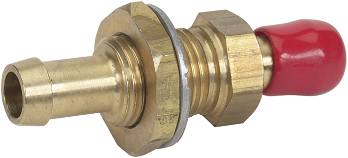 Bulkhead Fitting, 3/8" 033210-10 - Moeller Manufacturing Co Fuel Fittings Fills and Vents - MarineEngine.com