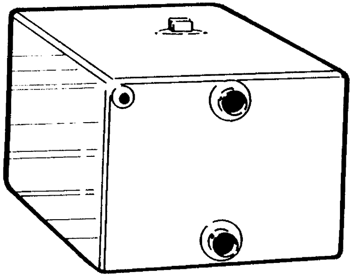 Holding Tank, 38GAL, 32Lx 21.5Wx 14.5H 41239 - Moeller Manufacturing Co Tanks Water-Waste - MarineEngine.com