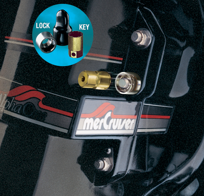 Stern Drive Lock, Merc Alpha, Bravo I-III, OMC Cobra & King Cobra 74018 - McGard Prop Nuts Locks Wrenches and Pins - MarineEngine.com
