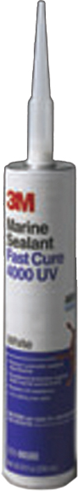 4000 Fast Cure Sealant, 10 oz., White 6580 - 3M Marine Trades Adhesive and Sealants - MarineEngine.com