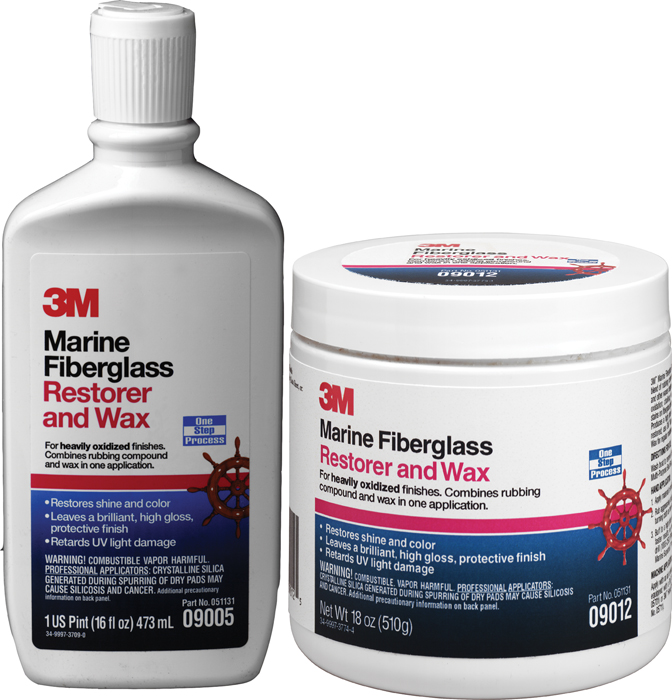 Restorer & Wax, 32 oz. 9006 - 3M Marine Trades Cleaners Wax and Polish - MarineEngine.com