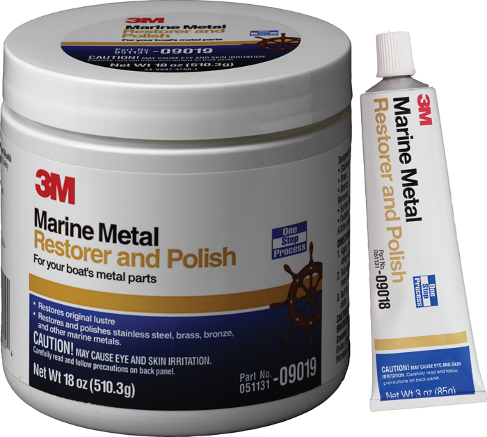 Metal Restorer & Polish, 18 oz. 9019 - 3M Marine Trades Cleaners Wax and Polish - MarineEngine.com