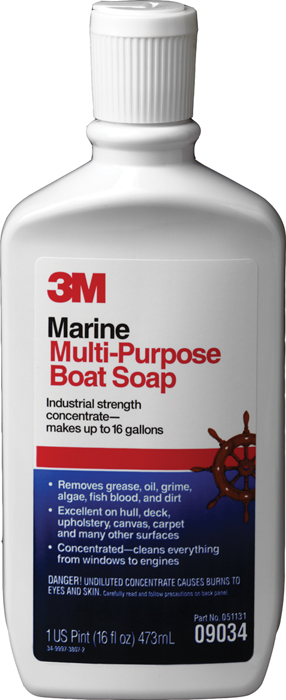 Boat Soap, 16 oz. 9034 - 3M Marine Trades Cleaners Wax and Polish - MarineEngine.com