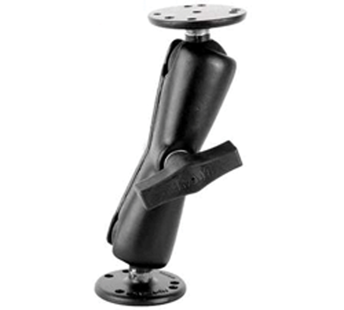 Fishfinder Mount w/2.5" Round Bases RAM-101 - National Products Mounts and Accessories - MarineEngine.com