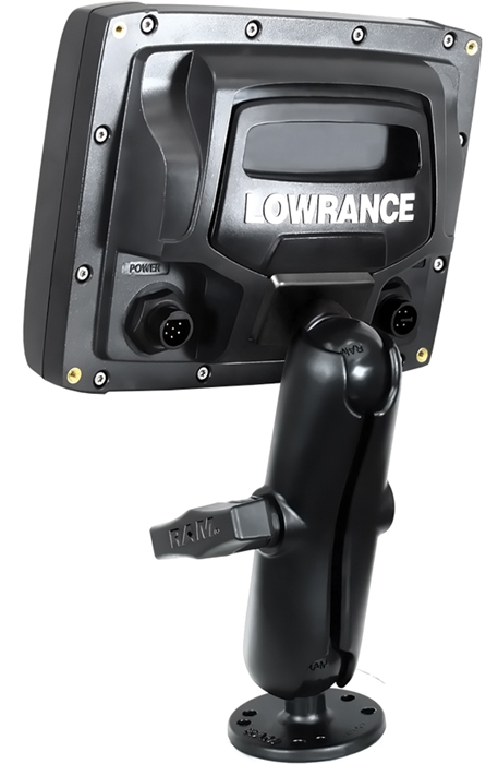 Rugged Use Mount for Lowrance Mark & Elite RAM-101-LO11 - National Products Mounts and Accessories - MarineEngine.com