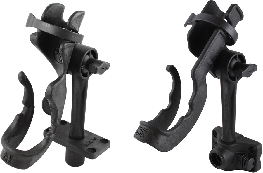 Rod Holder with Flush Mount Base RAM-114-F - National Products Rod Holders - MarineEngine.com