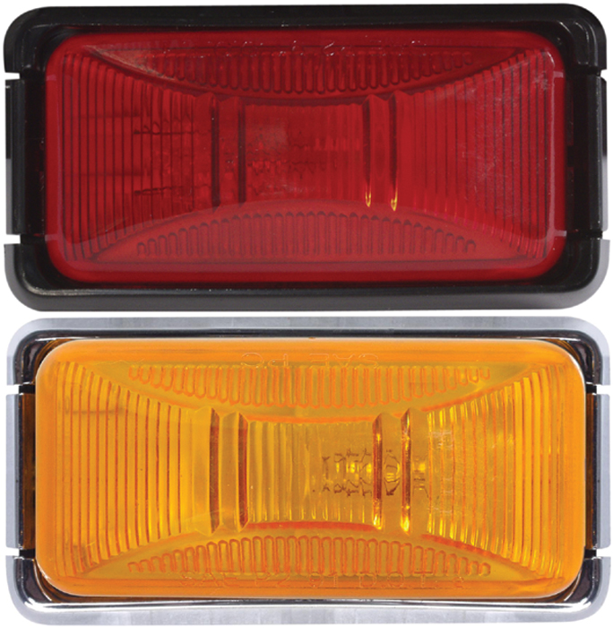 Amber Light w/Black Base MC92AS - Optronics Trailer Wiring and Lighting - MarineEngine.com