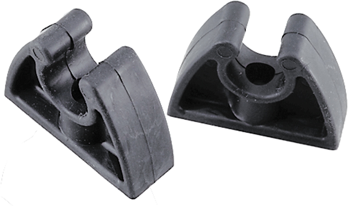 Pole Storage Clips, 3/4", (pr.) 0477DP0BLK - Perko Navigation Light Parts - MarineEngine.com