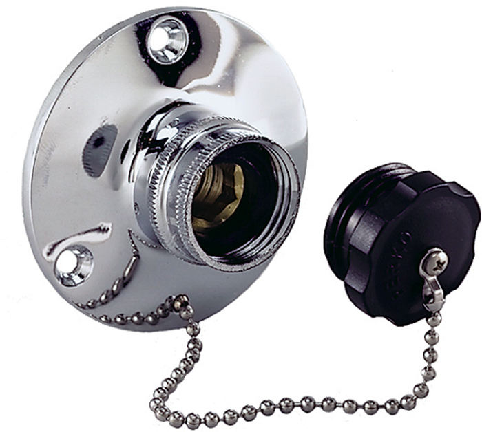 Fresh Water Inlet 0499DP0CHR - Perko Water and Waste System Parts - MarineEngine.com
