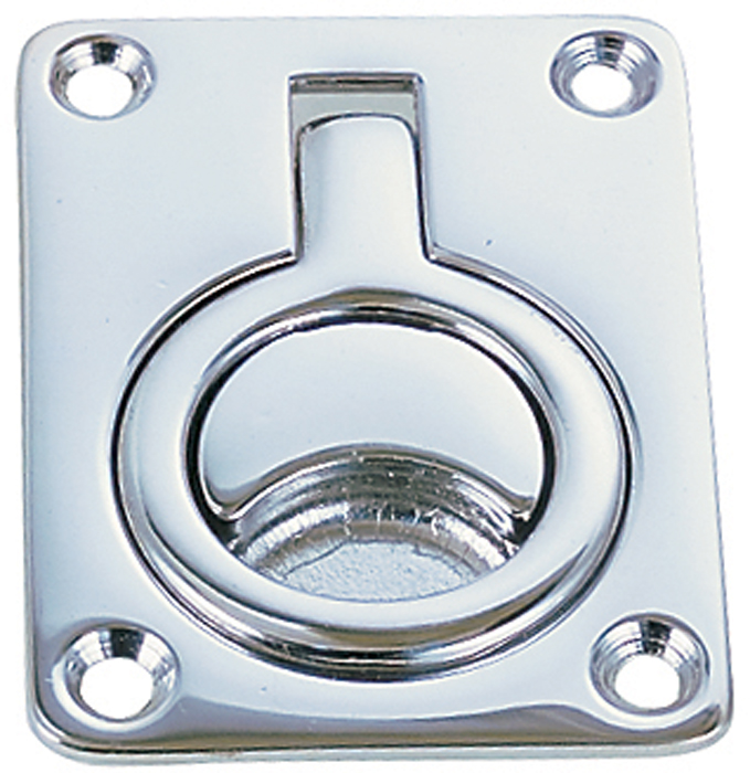 Flush Ring Pull 0575DP0CHR - Perko Deck Cabin Hardware - MarineEngine.com