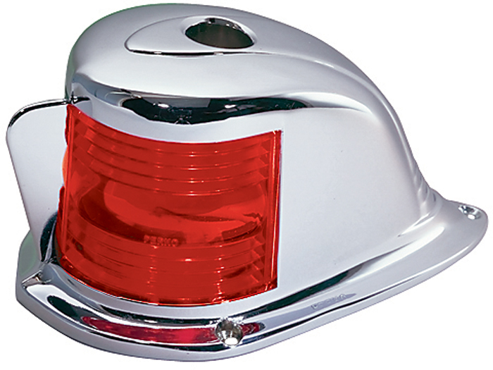 Sidelight w/Flag Staff Socket 1218DP0CHR - Perko Navigation Lights - MarineEngine.com