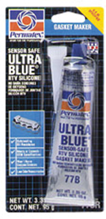 Ultra Blue RTV Gasket Maker, 3.35 oz. 81724 - Permatex Lubricants and Additives - MarineEngine.com