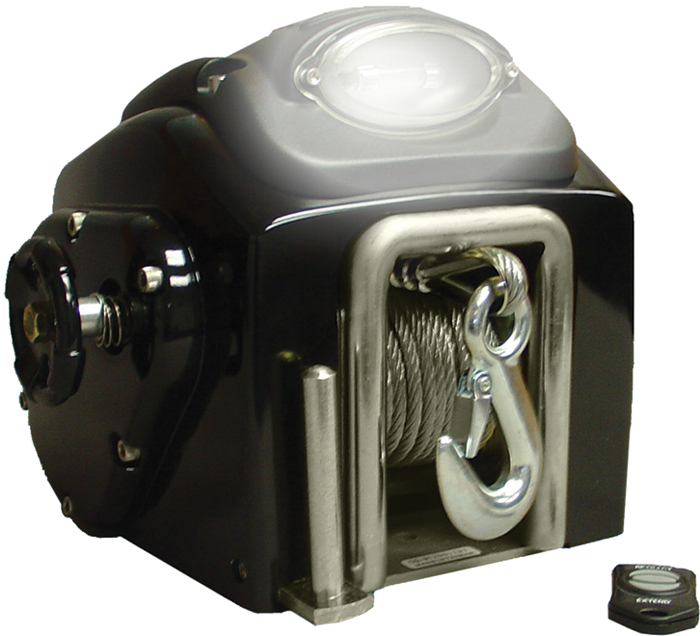 RC30 Elec. Winch f/23'-30' Boats 11,500lbs P55950 - Powerwh Corporation Winches Straps and Tie Downs - MarineEngine.com