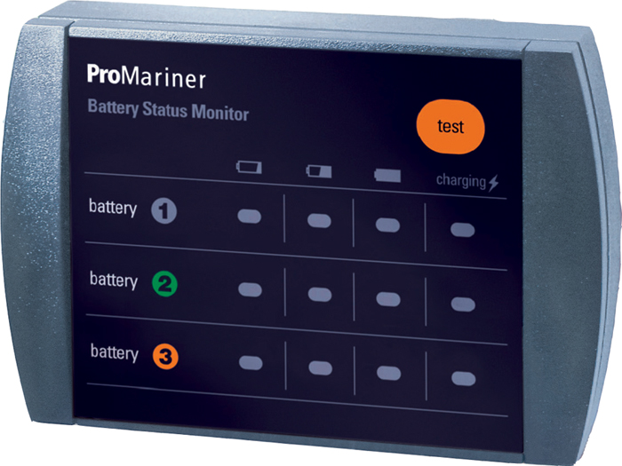 Remote Battery Bank Monitor 51060 - Professional Mariner Batteries and Battery Chargers - MarineEngine.com
