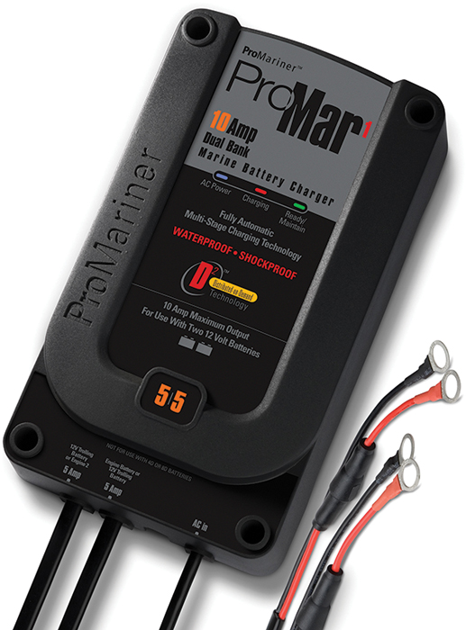 ProMar1 5/5, 10A, 2 Bank 31410 - Professional Mariner Batteries and Battery Chargers - MarineEngine.com