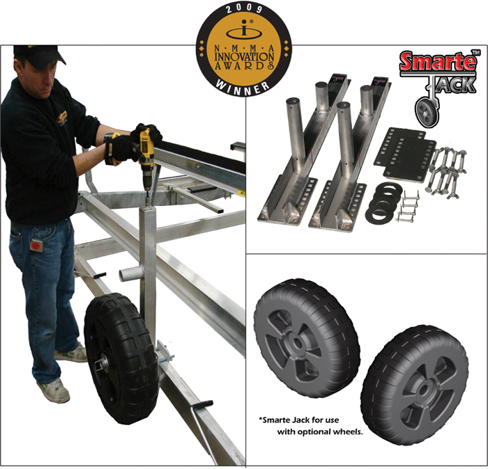 Heavy Duty Plastic Wheels, 1 Pair 28197 - Quality Mark Dock Parts and De-Icers - MarineEngine.com