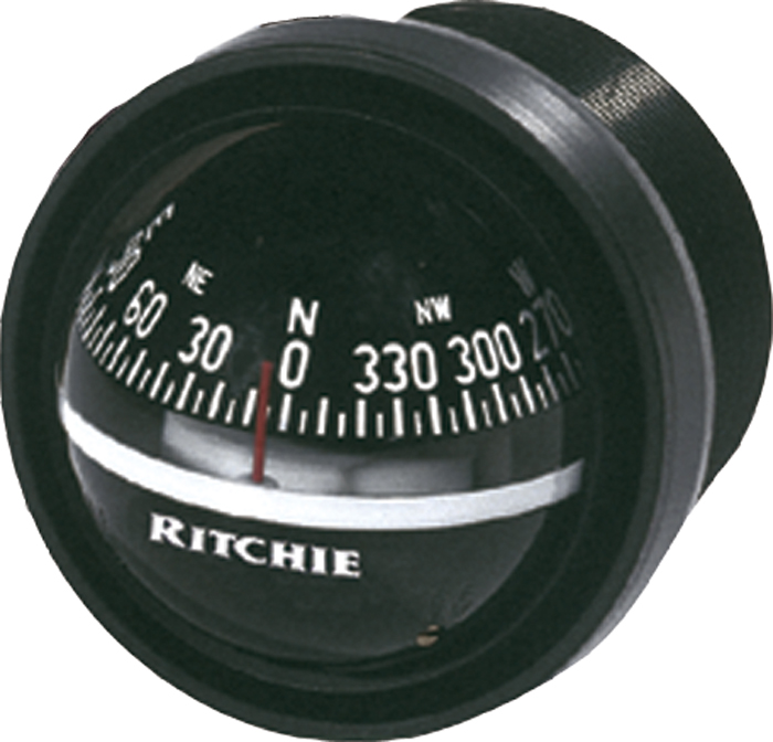 Compass, Explorer, Black V-57.2 - E S Ritchie & Son Gauges and Compasses - MarineEngine.com