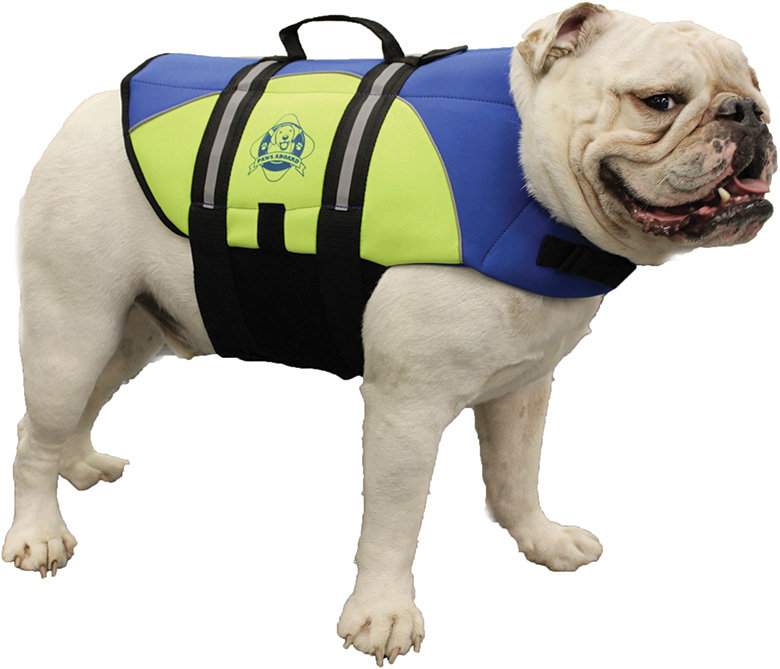 Neoprene Doggy Vest, S, Blue/Yellow, 15-20 lbs. BY1300 - Dog Vest - MarineEngine.com