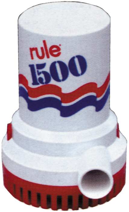 Bilge Pump, 1500 GPH, 12V 02 - Rule Pumps Bilge Pumps - MarineEngine.com