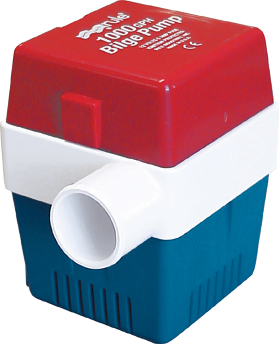 Bilge Pump, 1000 GPH 20A - Rule Pumps Bilge Pumps - MarineEngine.com