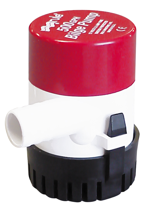 PWC Pump, 500GPH, Manual 25D-6WC - Rule Pumps Bilge Pumps - MarineEngine.com