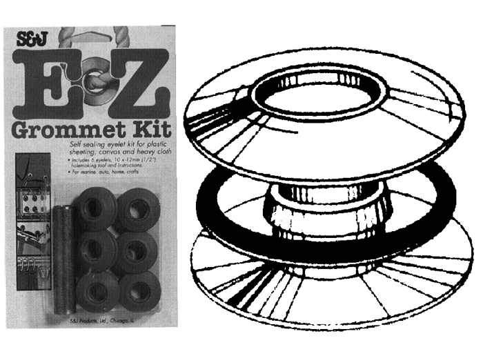 E Z Grommets 960102 - S & J Products Ltd Windshield Hardware - MarineEngine.com