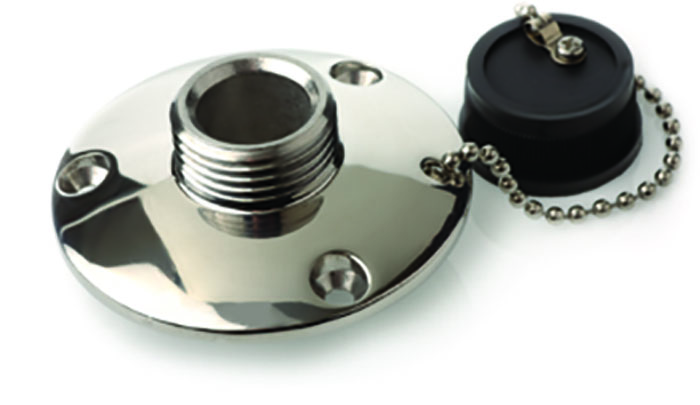 Stainless Washdown Water Outlet 513120-1 - SeaDog Line Water and Waste System Parts - MarineEngine.com