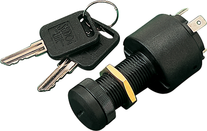 Switch, 4-Position Ign, 4-Screw Term., w/Cap 420375-1 - SeaDog Line Switches - MarineEngine.com