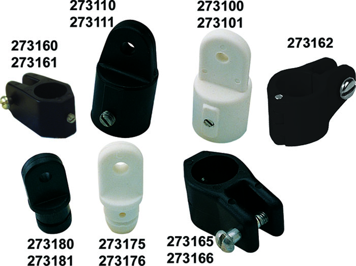 Internal Eye End, Blk, 3/4" 2731751 SeaDog Line Bimini Top Hardware