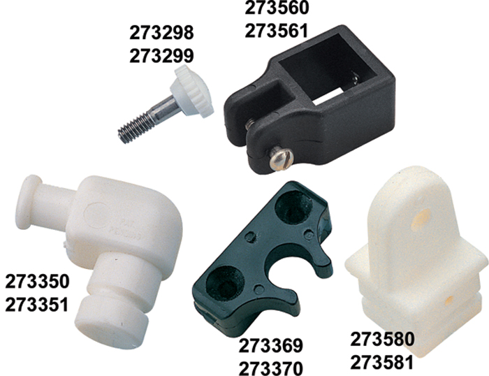 Inside Eye End Brkt.90°,Wht 273370-1 - SeaDog Line Bimini Top Hardware - MarineEngine.com