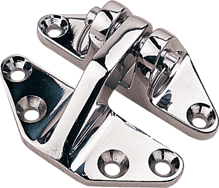 Hatch Hinge, Chrome 204280-1 - SeaDog Line Deck Cabin Hardware - MarineEngine.com