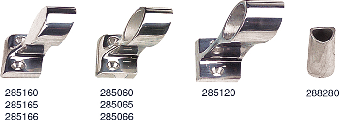 60° End - Right Hand 285166-1 - SeaDog Line Rails and Fittings - MarineEngine.com