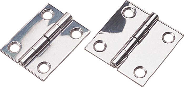 Butt Hinge, Stainless, 2"L x 2"W 201072-1 - SeaDog Line Deck Cabin Hardware - MarineEngine.com