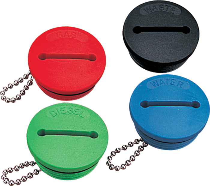 Deck Fill Cap, Water, Blue 357017-1 - SeaDog Line Fuel Fittings Fills and Vents - MarineEngine.com
