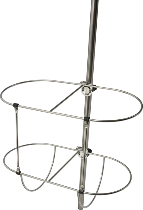 SS 2-Fender Holder, Up to 9-1/2" Dia. Fender 327359-1 - SeaDog Line Fender Covers and Holders - MarineEngine.com