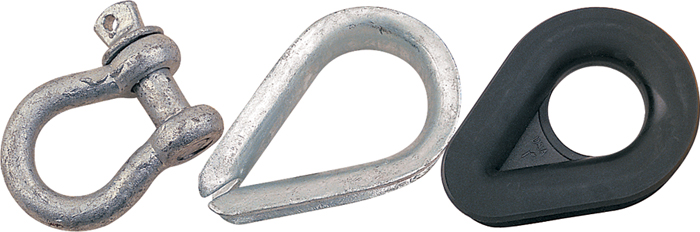 Shackle, 1/4", 5/16" Pin, (Bulk) 147806 - SeaDog Line Snaps Shackles and Hooks - MarineEngine.com