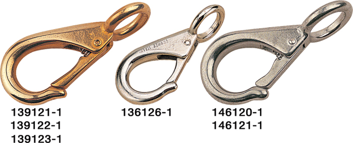 Fast Eye Boat Snap, Brass, 3-13/16" 139123-1 - SeaDog Line Snaps Shackles and Hooks - MarineEngine.com