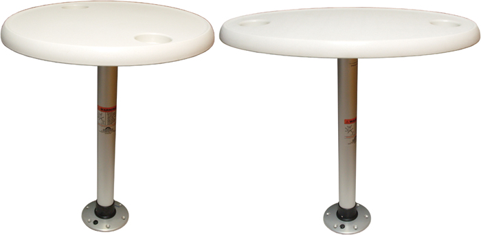 Round Table Package, 24" Diameter 1690102 - Springfield Marine Seat Bases and Pedestals - MarineEngine.com
