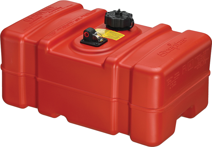 9 Gallon Fuel Tank w/Gauge & EPA Cap 08667 - Scepter Marine Fuel Tanks - MarineEngine.com