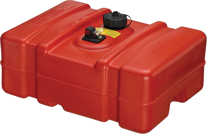 12 Gallon Fuel Tank w/Gauge & EPA Cap, Low 08669 - Scepter Marine Fuel Tanks - MarineEngine.com