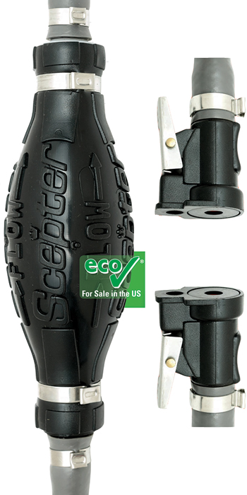 Johnson/Evinrude, 3/8" I.D. Hose 08313 - Scepter Marine Fuel Hose and Primer Bulbs - MarineEngine.com