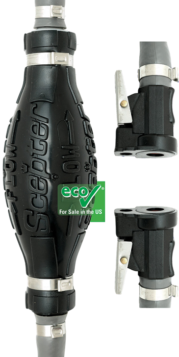 Yamaha, 3/8" I.D. Hose 08316 - Scepter Marine Fuel Hose and Primer Bulbs - MarineEngine.com