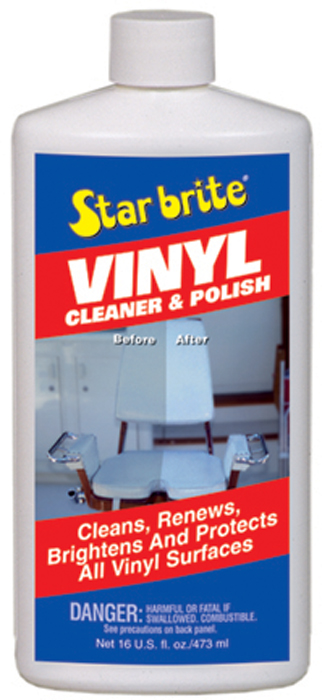Vinyl Cleaner & Polish, 16 oz. 091016P - Star Brite Cleaners Wax and Polish - MarineEngine.com