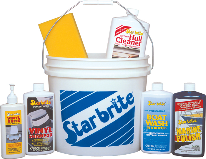 Boat Care Bucket 083701N - Star Brite Cleaners Wax and Polish - MarineEngine.com