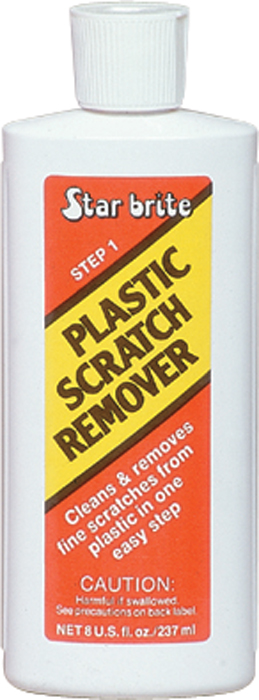 Plastic Scratch Remover, 8 oz. 87208 - Star Brite Cleaners Wax and Polish - MarineEngine.com