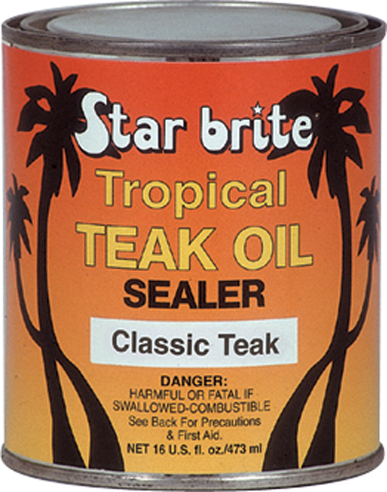 Teak Sealer, Classic Teak, 16 oz. 88016 - Star Brite Cleaners Wax and Polish - MarineEngine.com