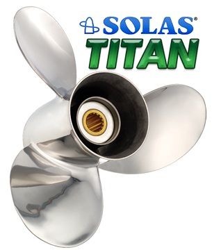 Solas Titan Stainless Steel 19P Mercury/Honda 1441-133-19 1441-133-19 - Solas Propellers - MarineEngine.com